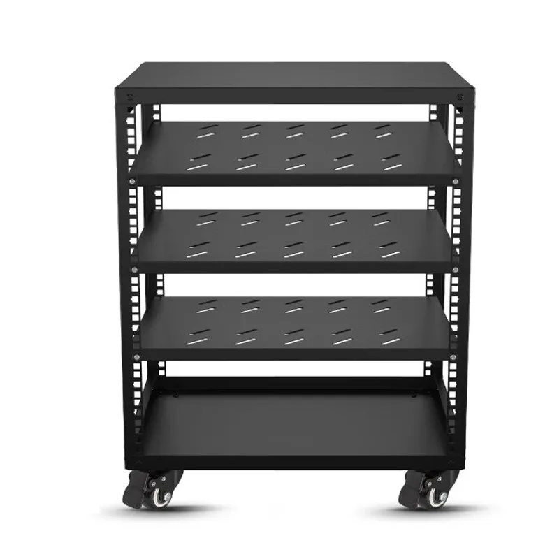 Simple network cabinet removable with wheel server chassis multi-layer floor open