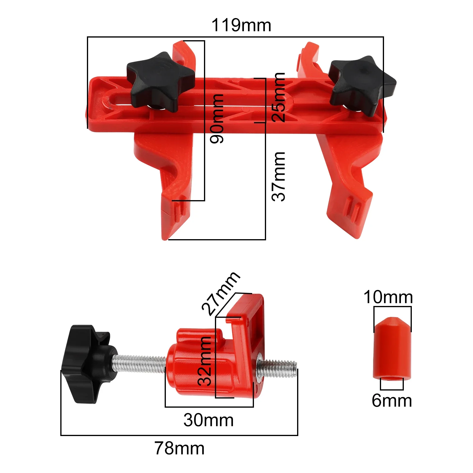 Car Dual Camshaft Cam Clamp Engine Timing Sprocket Gear Locking Tool Kit Cam Gear Clamp Holder Lock Retainer