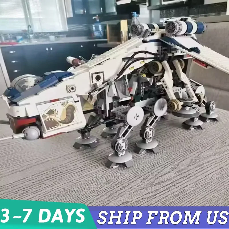 

IN STOCK aircraft battle ship aerobat building block spaceship model MOC Star Educational Toy Gift 1758pcs 05053