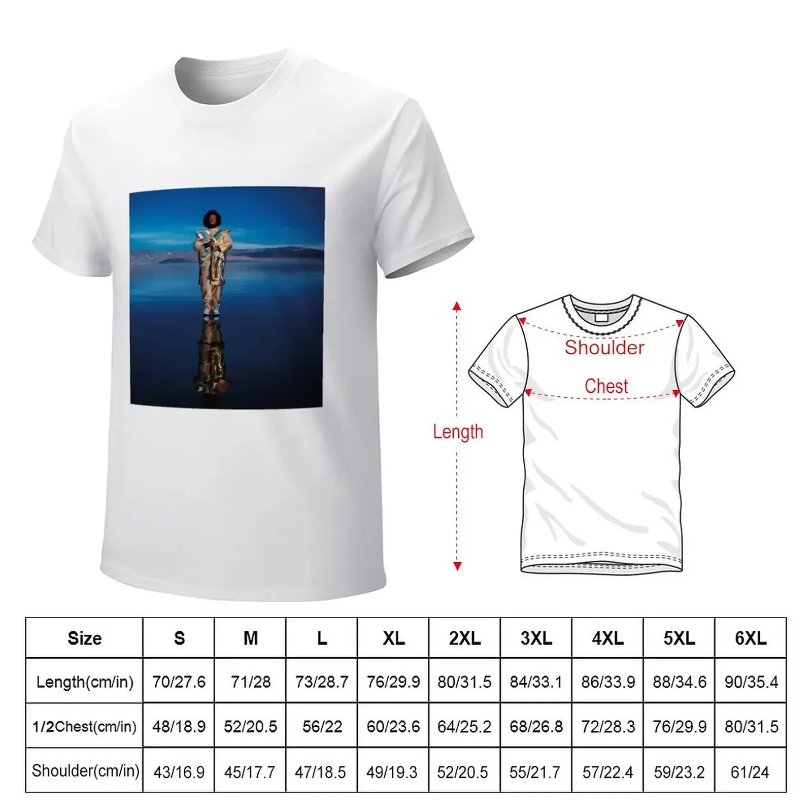 Kamasi kawa Washington saki tour 2021 T-Shirt summer tops aesthetic clothes heavy weight t shirts for men