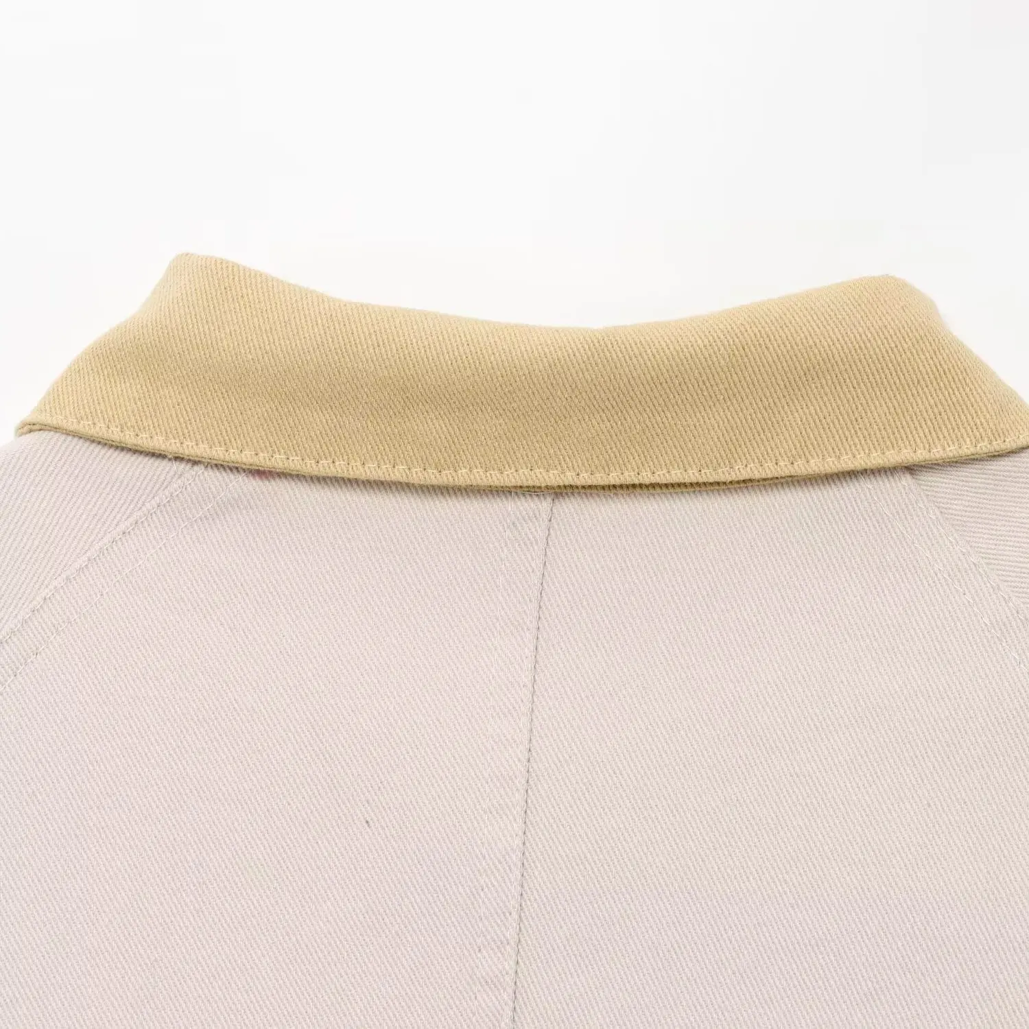 ZBZA ฤดูใบไม้ผลิใหม่ผู้หญิง Faion Cotton Twill irt Jaet กับ ket Design หลวม Fit ยาว Sve คลาสสิก Pure สี
