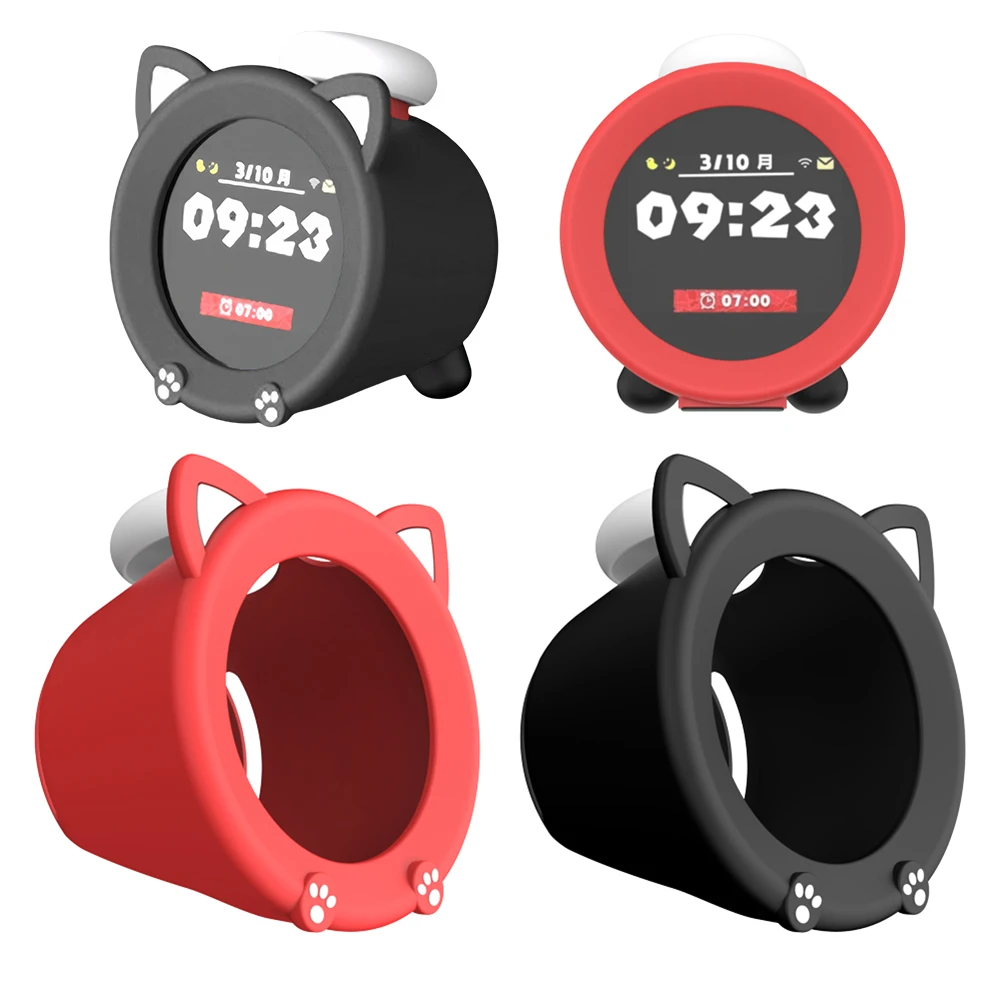 Silicone Case for Nintendo Sound Clock Alarmo Protective Cover Case Shockproof Soft Cover with Button Cover Protector Cover