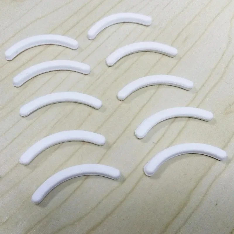 10PCS Replacement Eyelash Curler Refill Rubber Pads Curling Styling Makeup Beauty Tools White