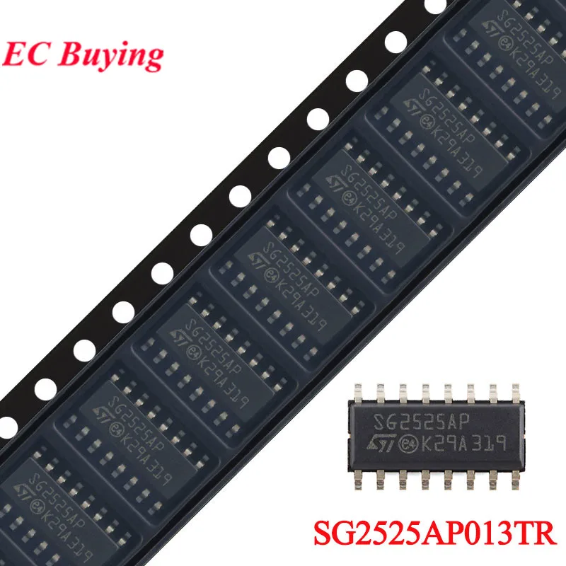 5pcs/1pc SG2525AP013TR SG2525 SG2525AP SG2525A SOP-16 Adjustable Pulse Width Modulator Chip IC Integrated Circuit