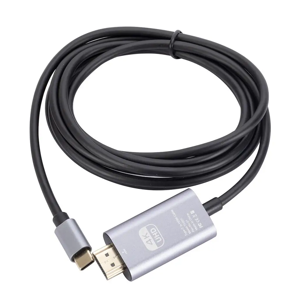 USB C To HDMI Cable 4K@60hz Type-C To HDMI Cable Ultra High Speed Adapter Cable For MacBook Pro Air IPad