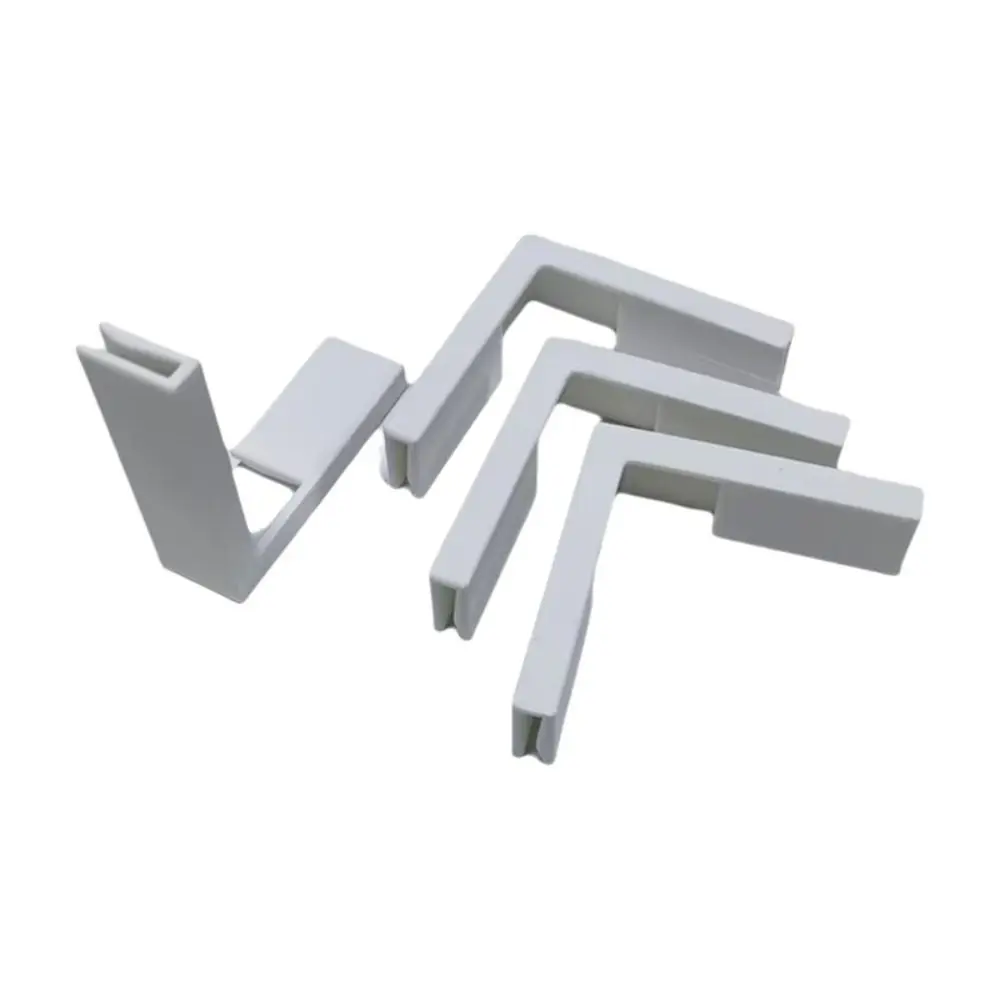 4Pcs Reusable Cardboard Corner Clips 3D Printed Rigid Plastic Corner Reinforcement Clips L Shaped Matte Finish Corner Fixing