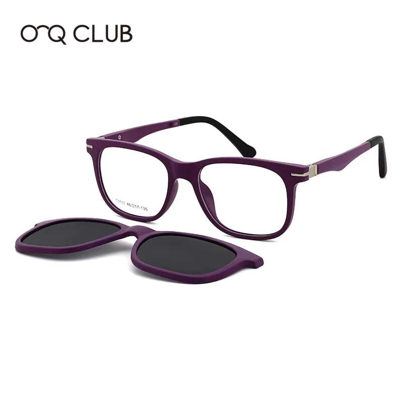 O-Q CLUB Kids Blue Light Glasses Women Magnetic Clip-on Women\'s Sunglasses Eyeglass Frames for Glases Eyepieces Glass Eyewear