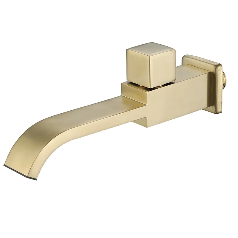 Bathroom Sink Faucet Wall Mounted Wash Basin Sink Faucet Bathroom Accessories Taps for Bathroom Gold