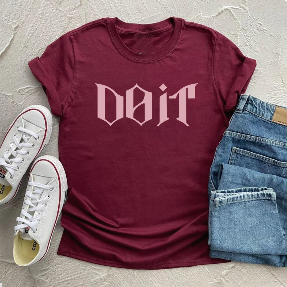 2026 Kpop T-shirt SKZ It Tape Do It Shirt DO IT Tshirt K-pop Shirts Harajuku Tops Streetwear Unisex Short Sleeves Casual Tops view 6
