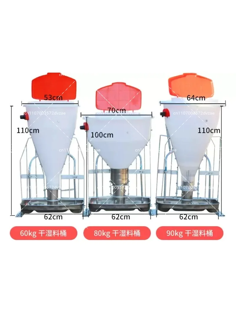 Hot Selling Dry Wet Stainless Steel Feeder Trough Automatic Pig Feeder for Pig Farm Livestock Feeding Equipment