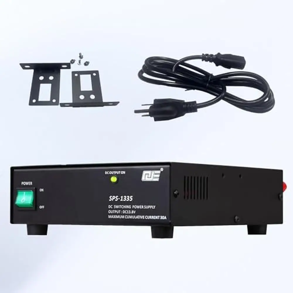 Compact Bench Power Supply 30Amp AC-to-DC 13.8V Partners Output SPS-1335 Battery Charging Protection