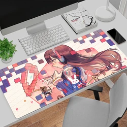 Overwatch Large Anime Game Cabinet Mouse Pad PC Gamer Cute Pink 90x40 Mousepad Laptop Gaming Accessories Desk Mat Kawaii Carpet