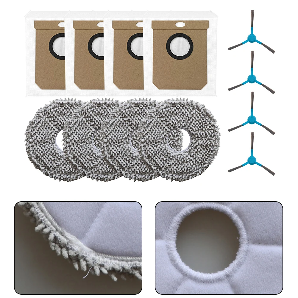 ممسحة القماش كيس لجميع الغبار فرشاة جانبية استبدال طقم قطع غيار ل Conga 20090 Pro لإنفينيتي قطع الصابون و SPA جهاز آلي لتنظيف الأتربة أجزاء #4