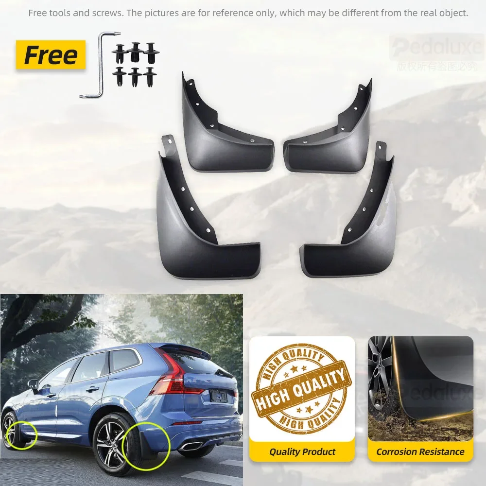 Genuine OEM Set Splash Guards Mud Flaps FOR 2018-2023 Volvo XC60 Sports R-Design