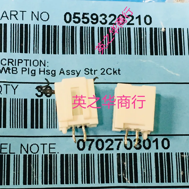

20 шт. оригинальный новый разъем 55932-0210 559320210 0559320210 2-контактный разъем, шаг 2,0 мм
