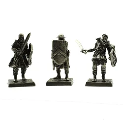 Mediaeval Legion Knight Soliders Model Toy Figurines Miniatures Pure Copper Men Gifts Desktop Ornament Decoration Crafts Metal