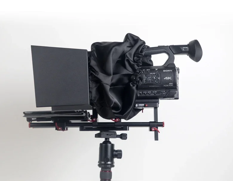 Universal Portable Teleprompter for Tablet/DSLR Camera Video Recording Live Streaming