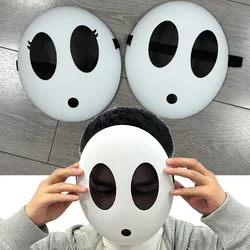 Máscara de plástico de juego Shy Guy Bros para niños y niñas, accesorios de disfraz de fiesta de Carnaval de Halloween, alta calidad