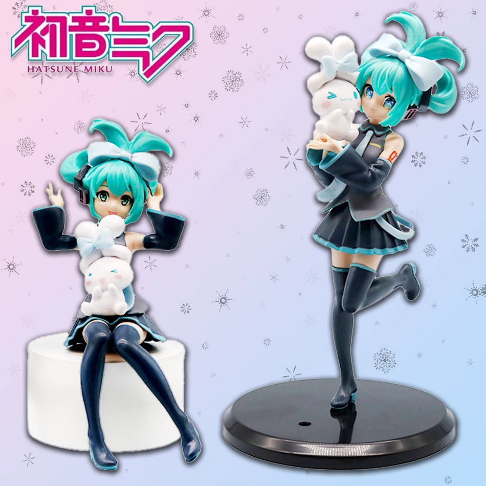 

Hot Kawaii Girl Hatsune Miku Anime Figure Fashion Action Figure Christmas Gift PVC Collection Desktop Decoration Model Doll Toys