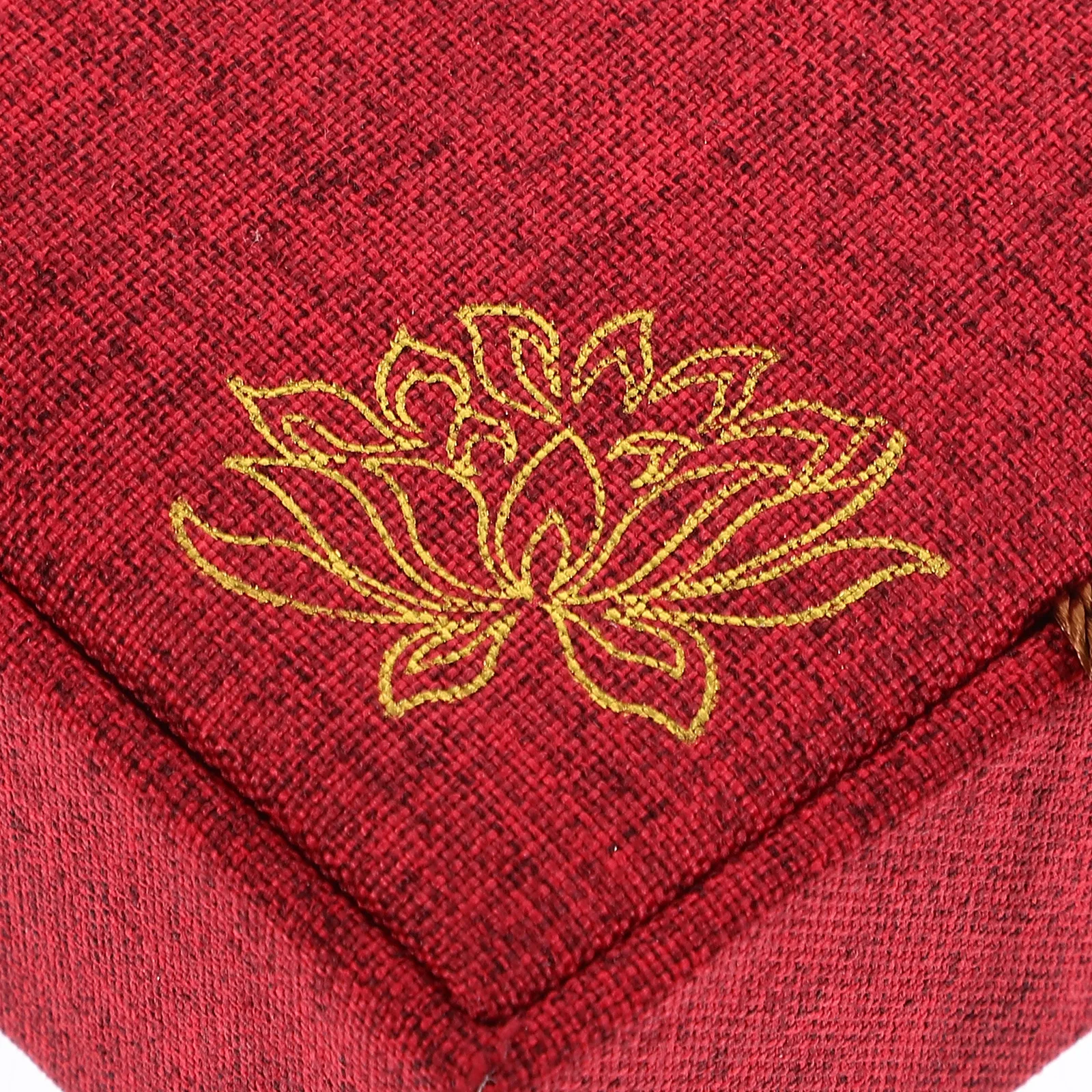 

2pcs Guzheng Nail Box Red Fabric Embroidery Storage Holder Portable Cloth Container For Fake Nails Tassel Organizer Lightweight