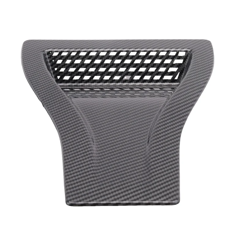 AS57-Universal Engine Hood Vent Louvers Air Scoop Bonnet Vent Air Intake Cover Carbon Look Car Parts Car Front Vent