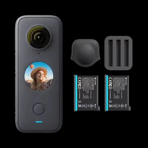 Insta360 Go2 Camera - Insta360 ONE X2 Action Camera Waterproof 4mgo Ultimate Professional Sports (Stable Streaming) Camera