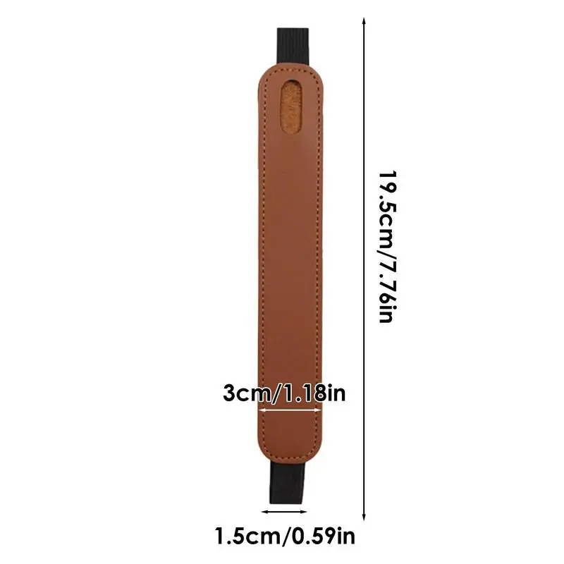 حافظة أقلام المفكرة المرنة مع شريط مرن ، حافظة أقلام مسطحة قابس قلم شاشة تعمل باللمس تخزين قلم مضاد للخسارة غطاء ForIPencil 1 2