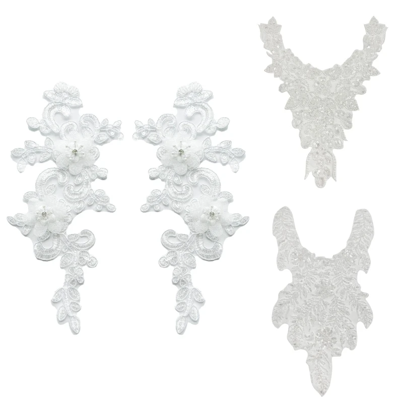 

Personality Garment Decoration Party Wear Accessory Lace Wedding Appliques D5QB