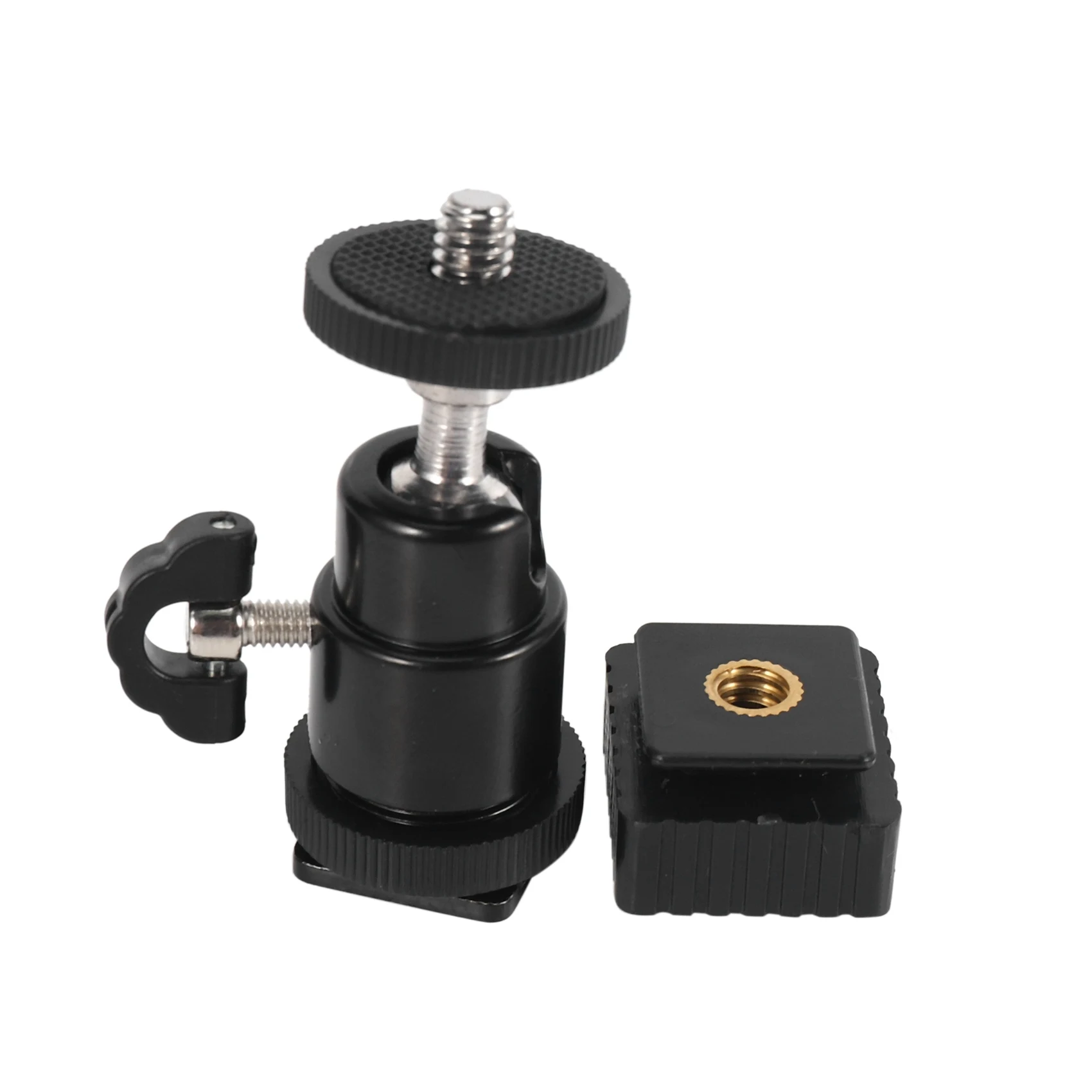 Adaptador de monitor LCD de zapata caliente con base de zapata fría con orificio hembra de 1/4 de pulgada