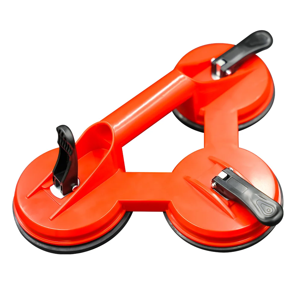 Glass Lifting Suction Cups Heavy Duty Vacuum ABS Handle Holder for Lift Floor Tile Auto Car Windshield Repair Hand Tools
