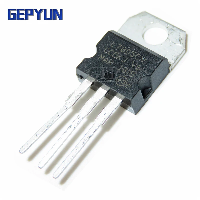 10PCS L7805CV TO220 L7805 TO-220 7805 LM7805 MC7805 stabilivolt voltage-regulator tube Gepyun