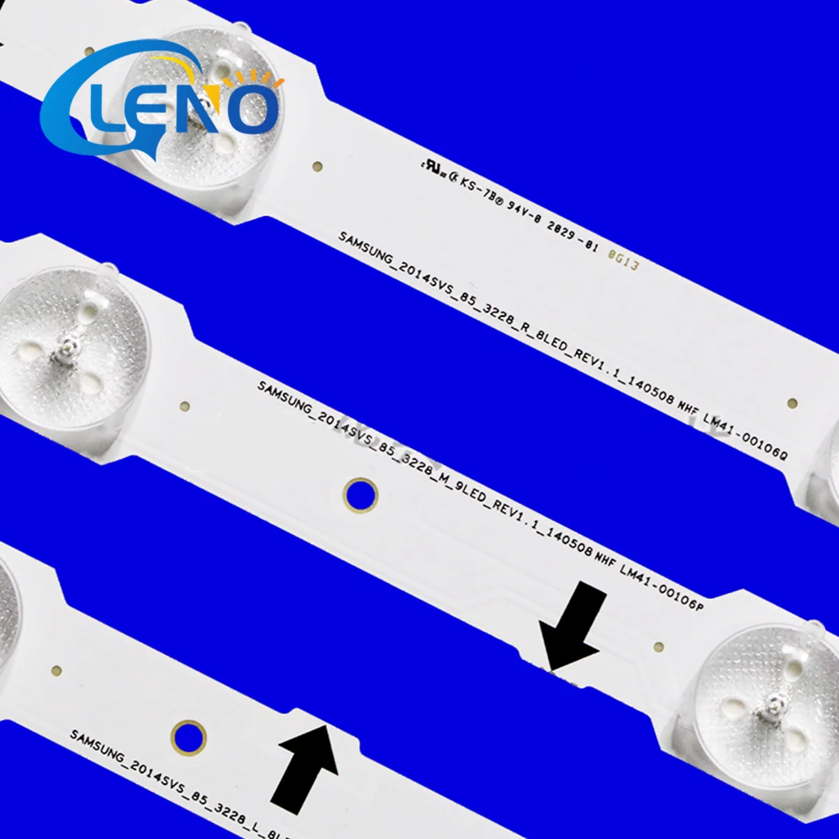 

48[PCS LED Backlight for UN85HU8500 ue85ju7590 UN85JU7100 QM85D 2014svs-85 BN96-33266A 33267A 33268A LM41-00106N 00106P 00106Q