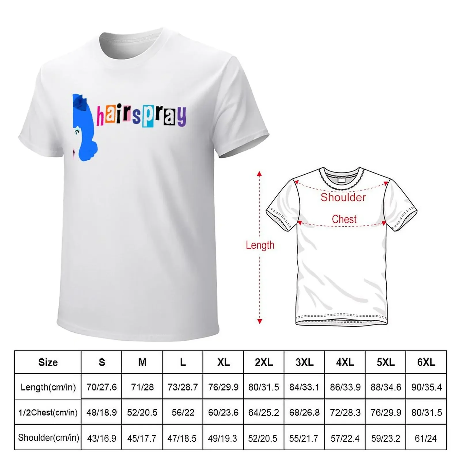 hairspray-logo T-shirt cute clothes plus size tops animal prinfor boys fruit of the loom mens t shirts