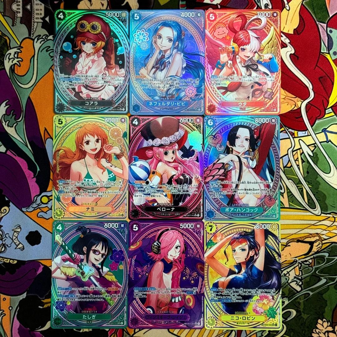One Piece TCG EB03 Boa Hancock Nami Nico Robin Vivi Perona Collection Cards EB03-026 EB03-024 EB03-055 Foil Cards