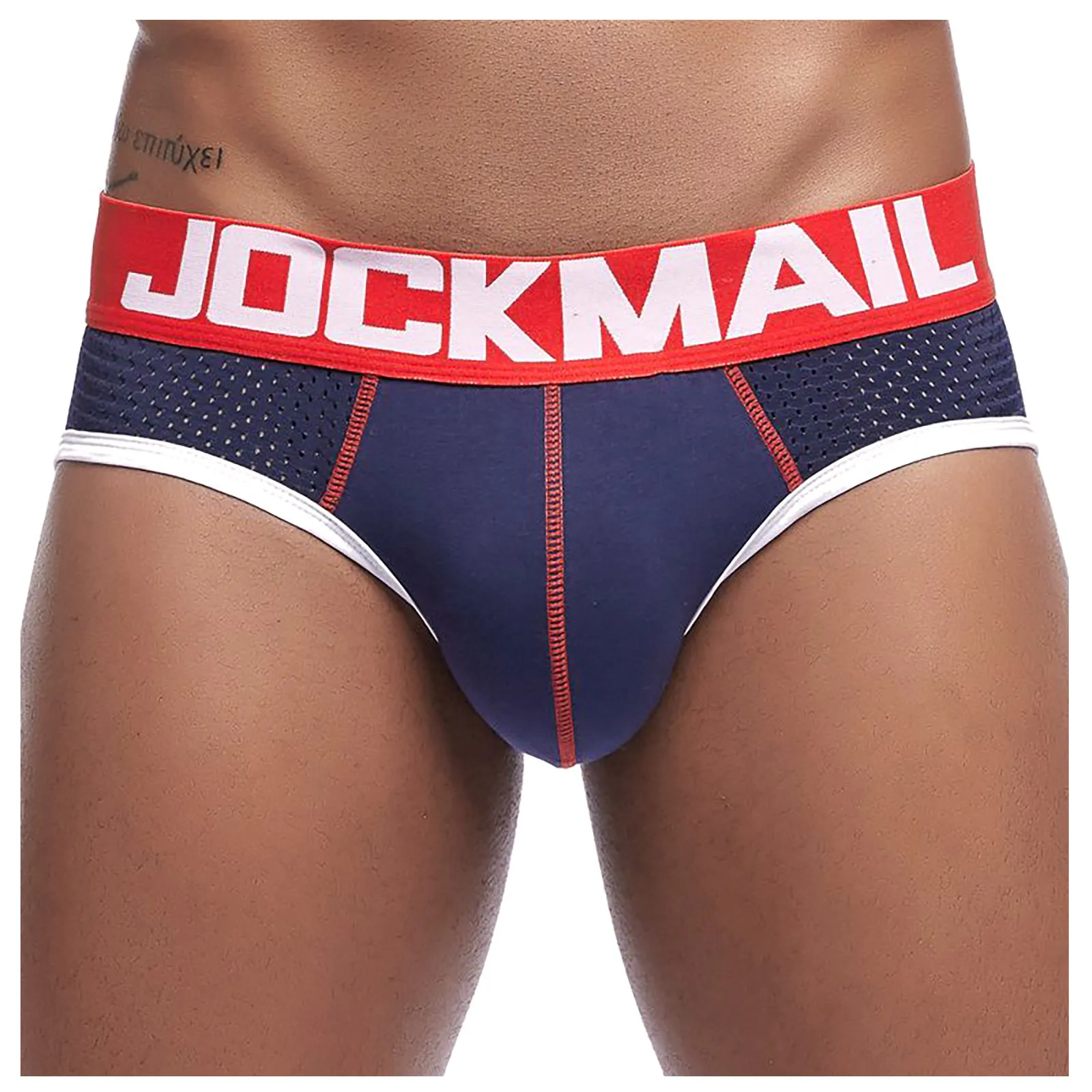 JOCKMAIL Men\'s Briefs Soft Male Panties Shorts Mesh Breathable Panties Man Underpants Male Sport Underwear Sleepwear