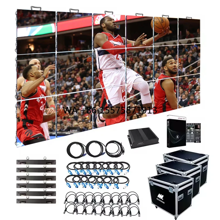 Indoor Outdoor Giant Stage Background Led Video Wall Rental Outdoor Seamless Splicing Wedding Rental 3m X 2m Led Display Screen