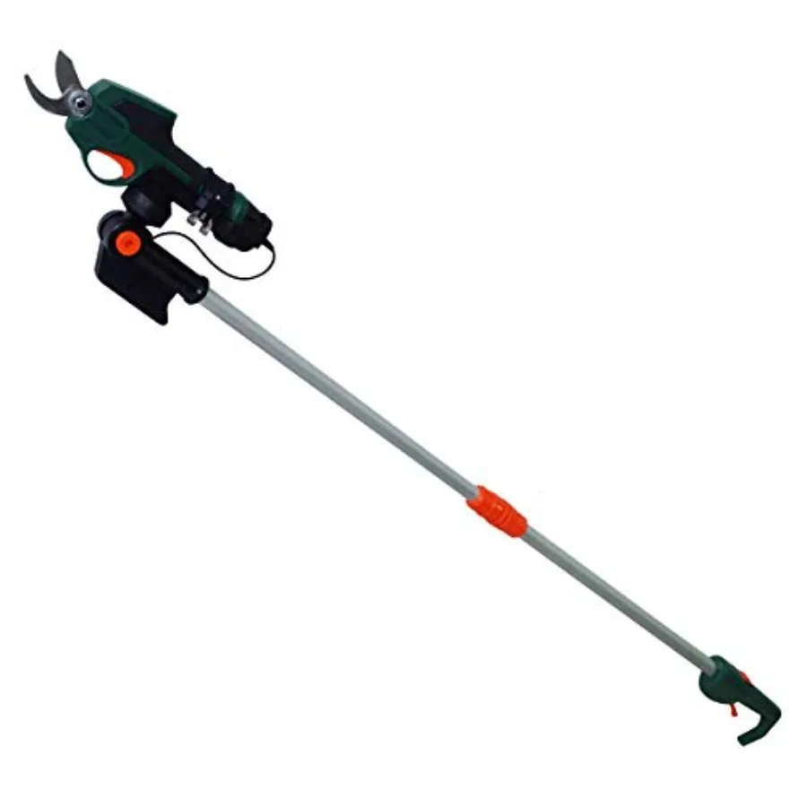 

Outdoor Power Tools PR17216PS 7.2-Volt Lithium-Ion Cordless Rechargeable Power Pruner with Extension Pole Green