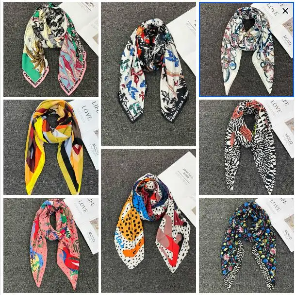 Foreign trade Spain BIM original order new scarf printed shawl large square scarf 130 * 130 brand new fashion  12