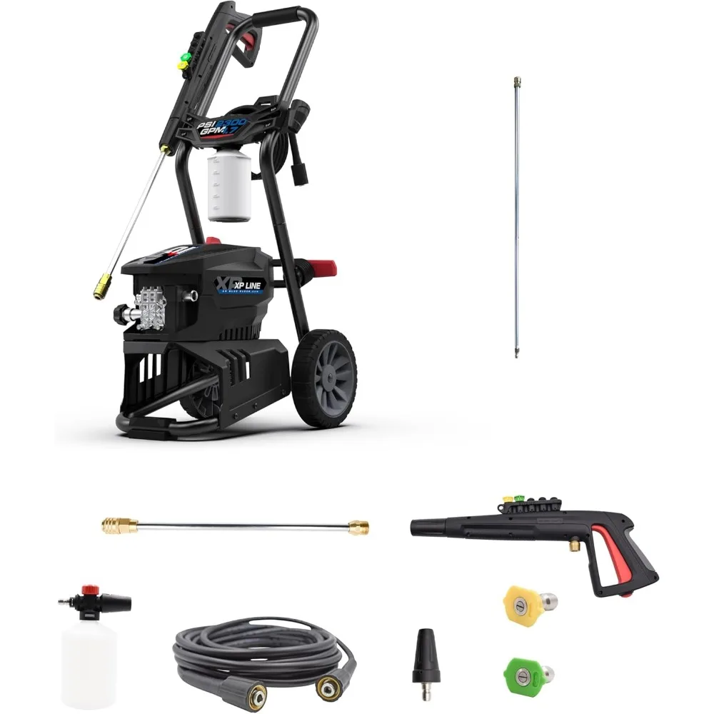 

BCXP22300P-BNDLNC, Includes BCXP22300P Electric Pressure Washer with 12' Quick Connect Extension Lance. 2300 PSI, 1.7 GPM, Easy