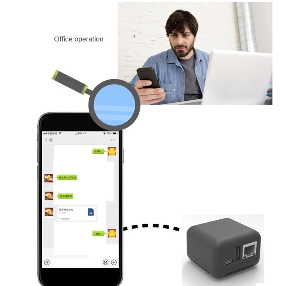 

AP-Mini NP330 Network USB 2.0 Print Server