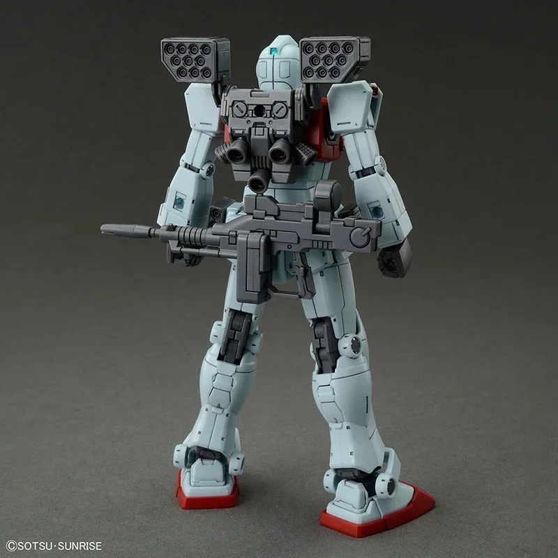 Bandai Original Gundam ชุด Hg TRGM-79 GM (SHOULDRE CANNON/MISSILE POD) ตัวเลขการกระทําของเล่นสะสมเครื่องประดับของขวัญ