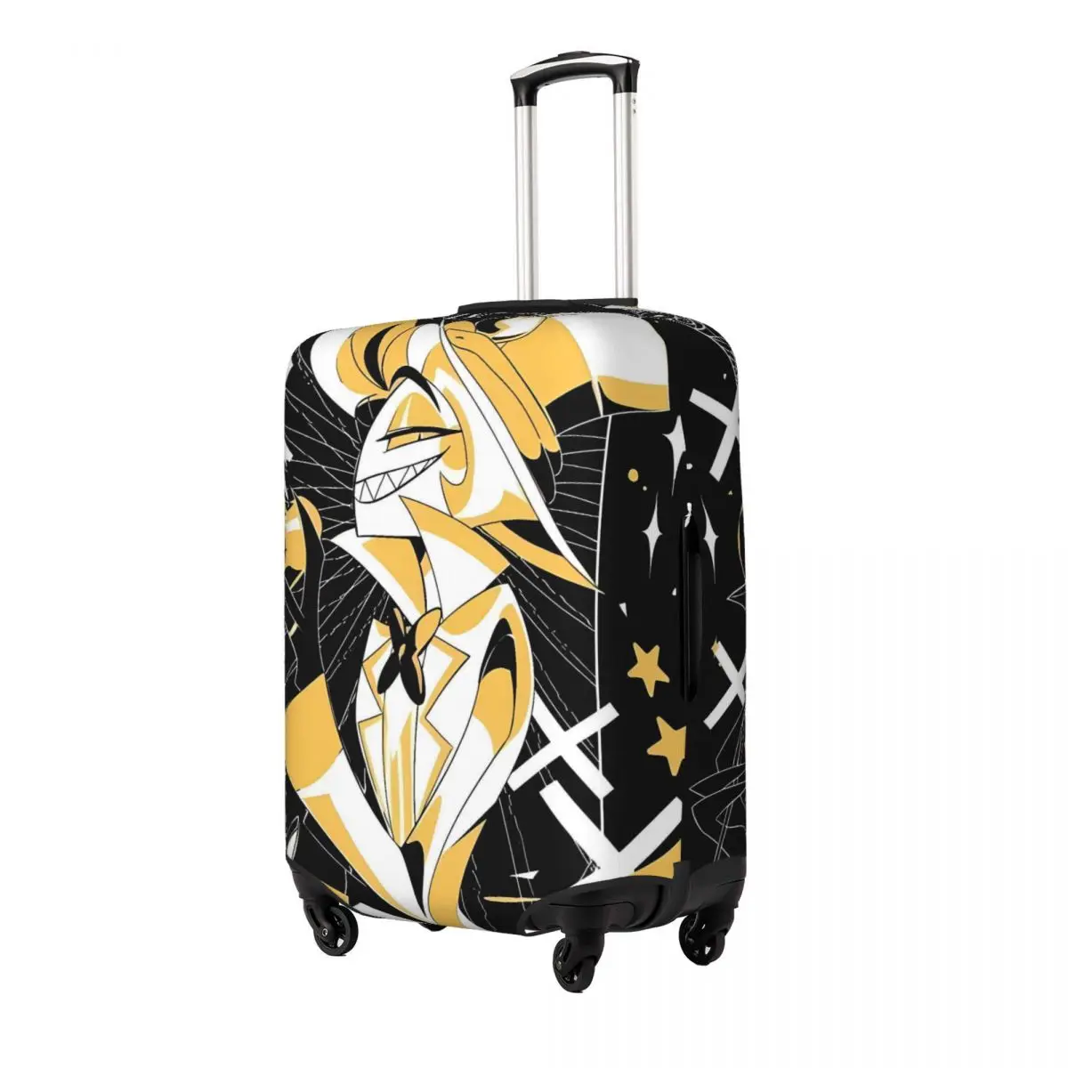 Hazbin Hotels Suitcase Cover Cruise Trip Protection Vacation Fun Luggage Accesories