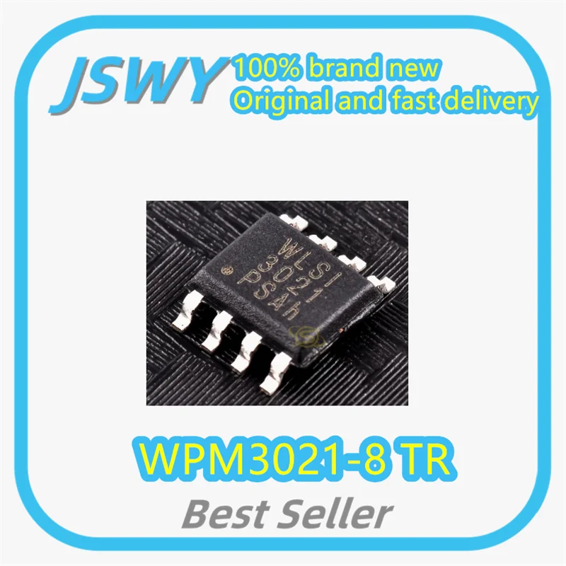 (10/50 Pieces) WPM3021-8/TR Silkscreened WLSI/3021 Package SOP-8 Field Effect Chip, Brand New and Original.