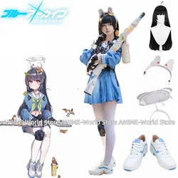Game Blue Archive Kasumizawa Miyu Cosplay Costume Anime Girls School Dress Christmas Halloween Headwear Wig Shoes Headwear