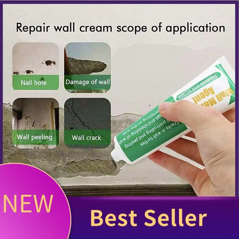 100G Wall Mending Agent Wall Repair Cream With Scraper Paint Green Valid Mouldproof Wall Crack Nail Quick-Drying Patch Restore