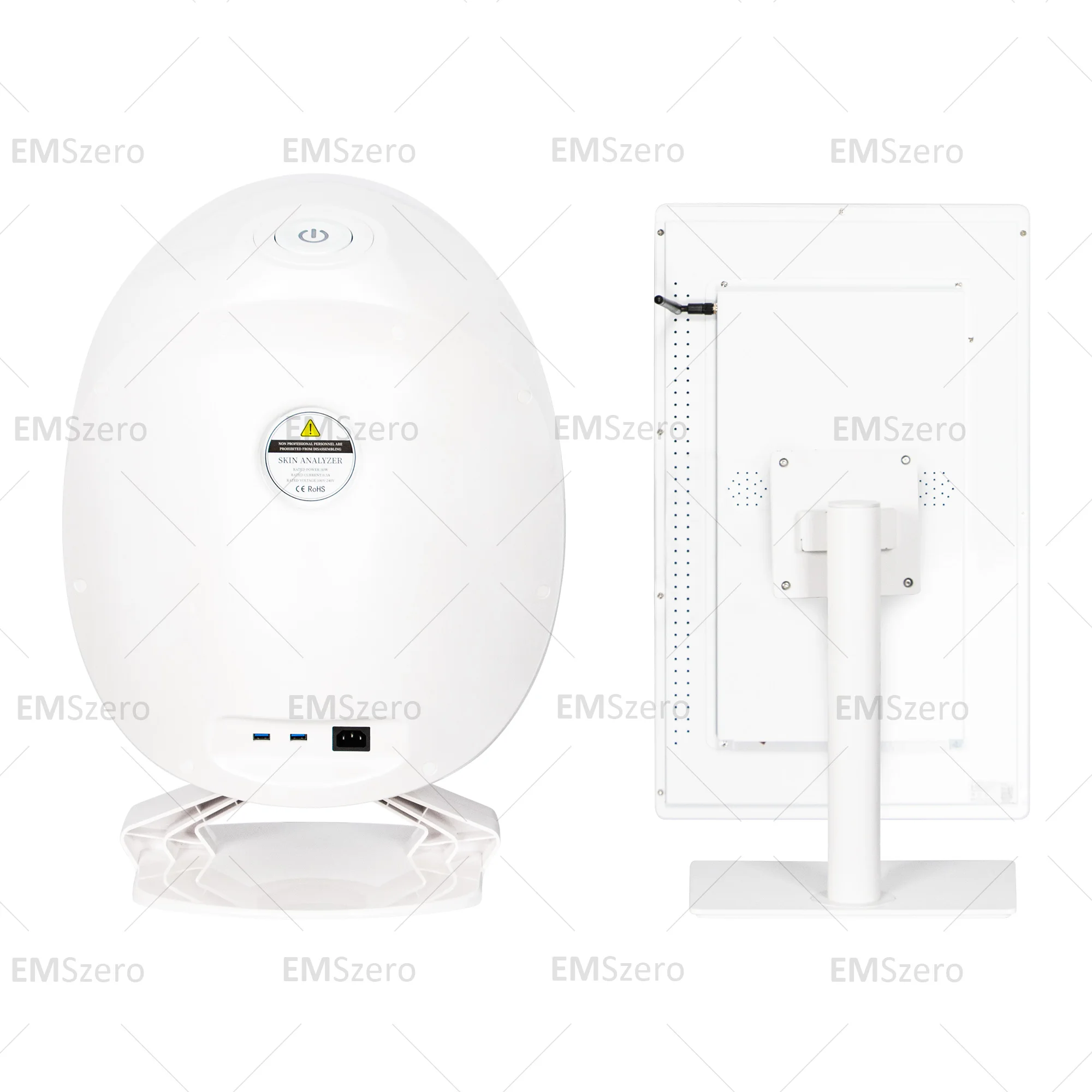 2025 3D Skin Scanner Care Facial Analyzer Monitor Magic Mirror Portable Test English Tester Facial Camera Test Analysis