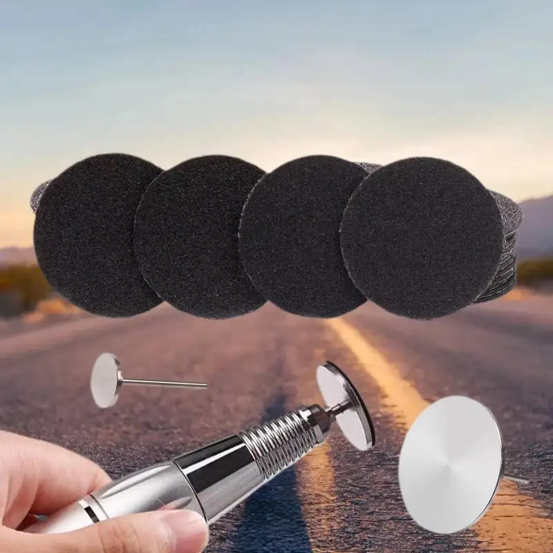 25/35 مللي متر استبدال الصنفرة أدوات باديكير مانيكير باديكير 3/32 ''قرص القدم الجلد الميت إزالة الرملي ورقة القرص #4