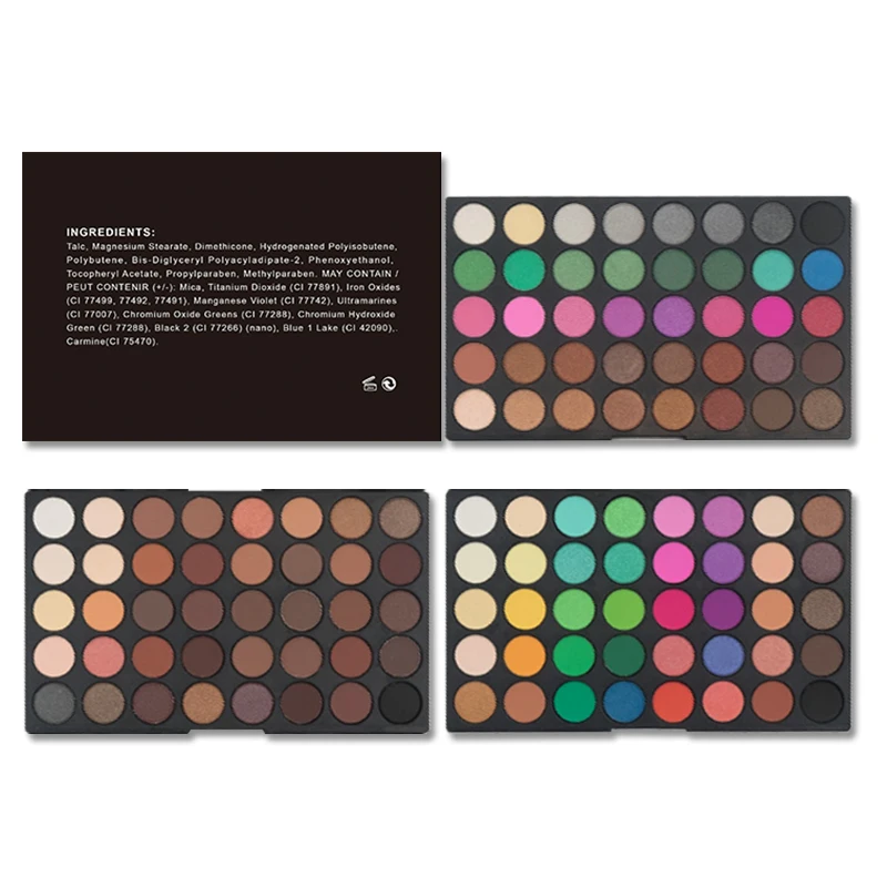 120色アイメイク、3in1アイシャドウパレット、マットシマー高発色長持ち防水アイシャドウ（フェスティバル用）