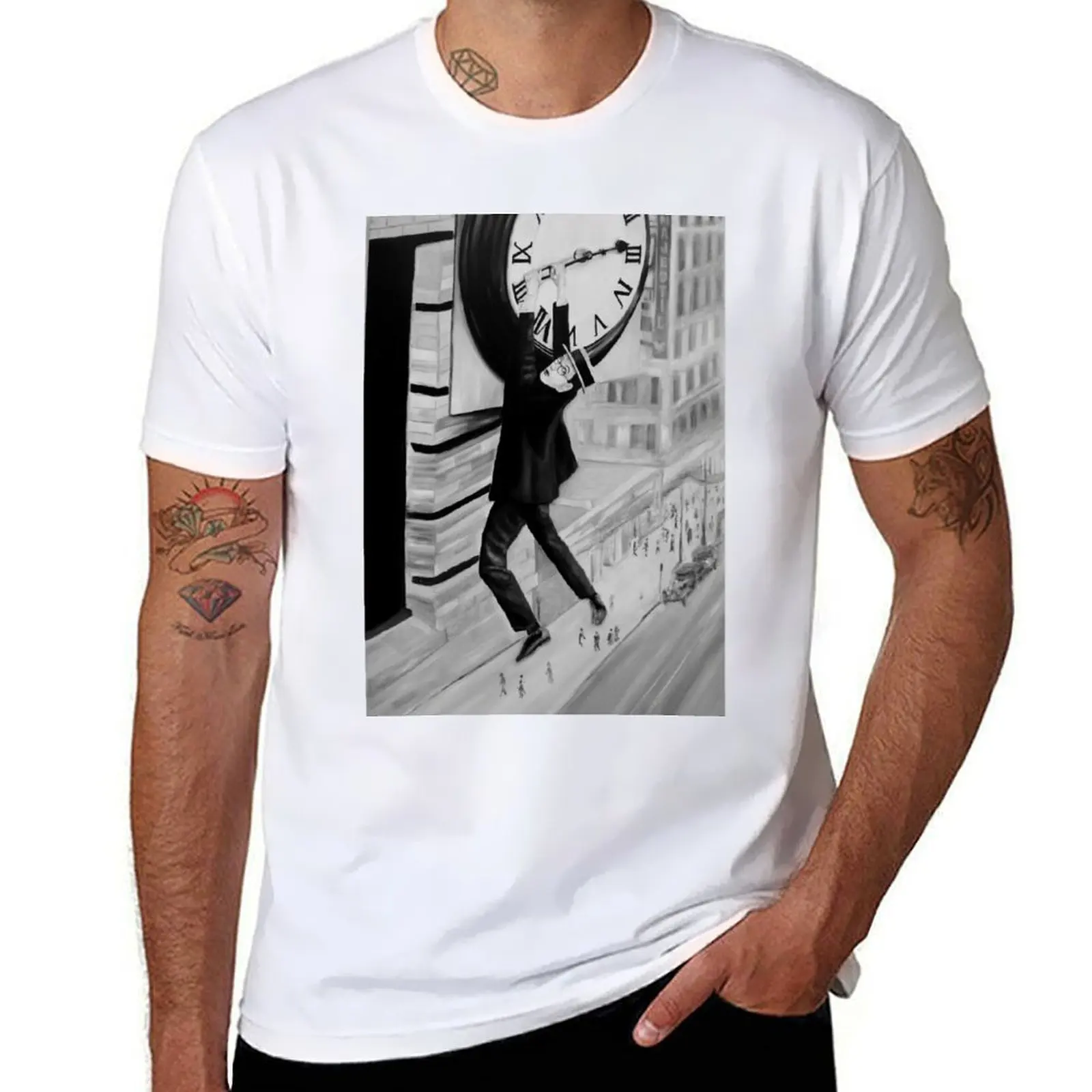 

HAROLD LLOYD T-Shirt man t shirt summer t shirt man luxury T-Shirt