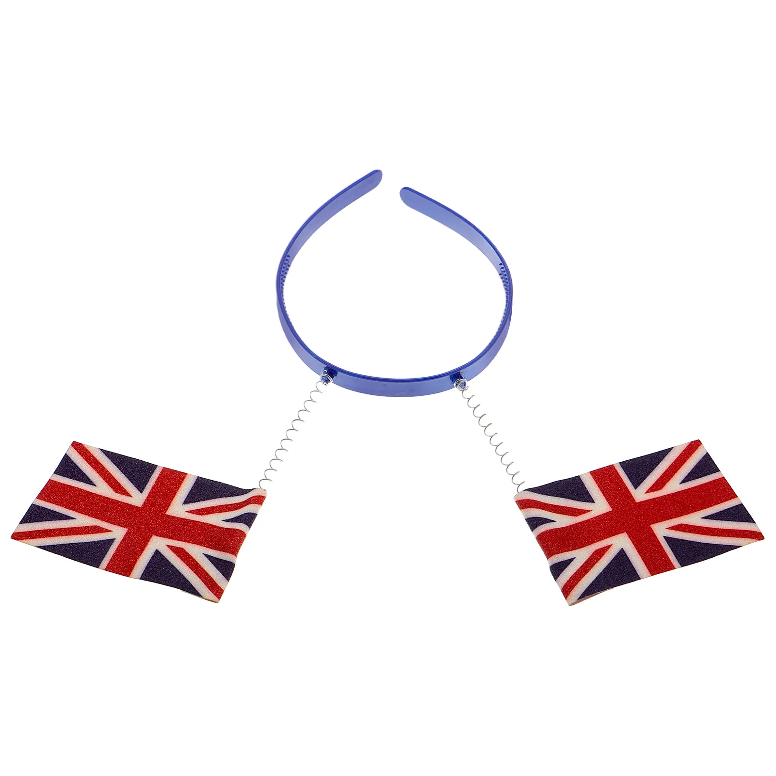 

British Flag Headband 3D Spring Hair Accessory Women Girls Party Costume Festive Events Lightweight Hoop UK Flag Hair Band